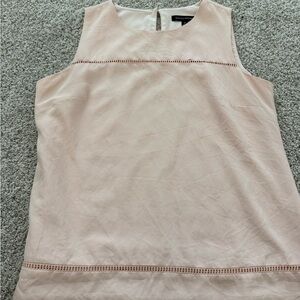 Banana Republic lined Blush Sleeveless Top